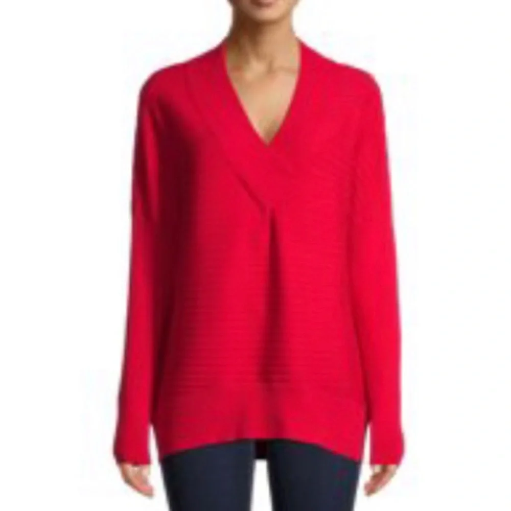 V-Neck Pullover Sweater - Picture 1 of 11